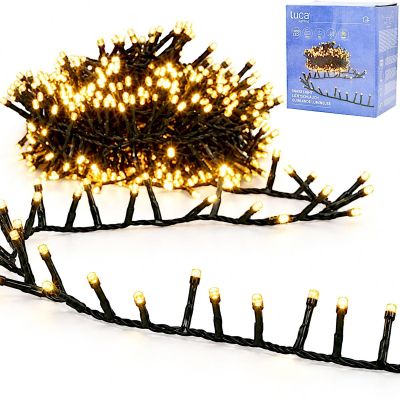 LAMPKI CHOINKOWE ŁAŃCUCH ŚWIETLNY 1000 LED TIMER NATURALNY BIAŁY LUCA