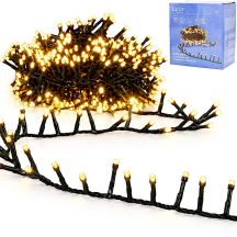 LAMPKI CHOINKOWE ŁAŃCUCH ŚWIETLNY 1000 LED TIMER NATURALNY BIAŁY LUCA