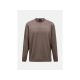 Bluza męska PEAK PERFORMANCE M Trail Polartec Power Grid Crew kolor brązowy