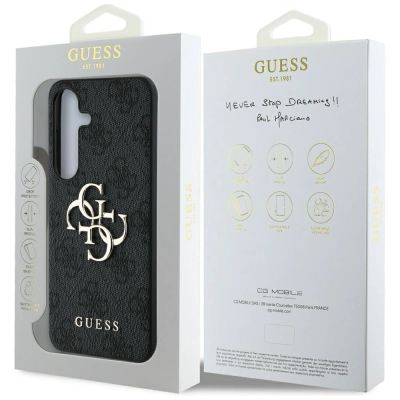 8. Etui Guess Big 4G Logo Classic Logo do Samsung Galaxy S25 czarny