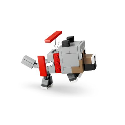 16. LEGO Minecraft 21592 - Atak kurzego jeźdźca na pustyni