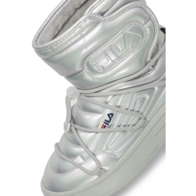 4. Fila Superbubble Boot buty zimowe botki szare damskie sportowe ocieplane