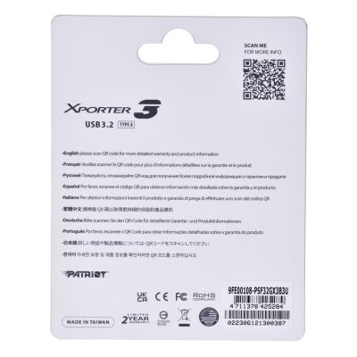 8. PARTIOT FLASHDRIVE Xporter 3 32GB Type A USB3.2