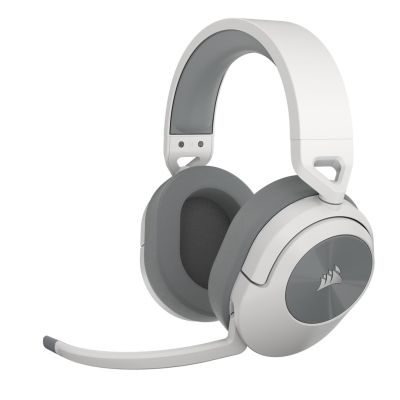 7. Corsair HS55 WIRELESS Zestaw słuchawkowy Bezprzewodowy Opaska na głowę Gaming Bluetooth Biały