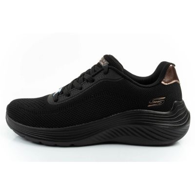 2. Skechers buty damskie sportowe Bobs Squad Waves czarne lekkie modne