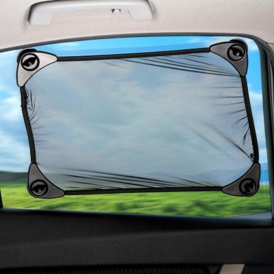 3. OSŁONA PRZECIWSŁONECZNA Z PRZYSSAWKAMI 34x30CM 1 SZT. DUNLOP CZARNA