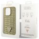 8. Etui Guess Rhinestone Triangle na iPhone 14 Pro - złote