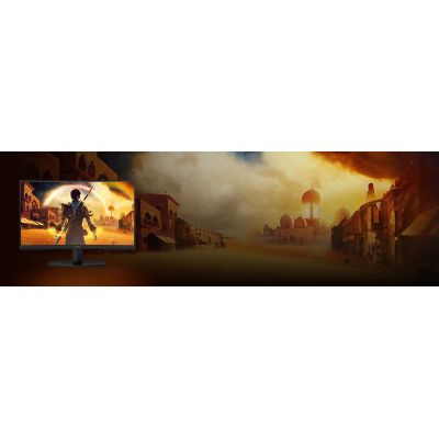 5. AOC G4 23.6" VA FHD 180Hz monitor komputerowy 59,9 cm (23.6") 1920 x 1080 px Full HD LCD Czarny, Czerwony
