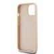 7. Etui DKNY Leather Mono Stripe & Metal Logo na iPhone 15 / 14 / 13 - różowe