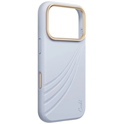 3. Etui UNIQ Coehl Serina Magnetic Charging na iPhone 18 Pro / 17 Pro - niebieskie
