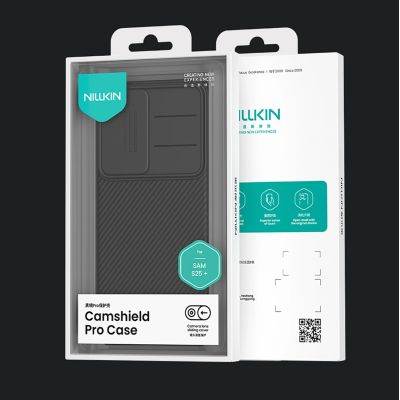14. Etui Nillkin CamShield Pro na Samsung Galaxy S25 z osłoną na aparat - czarne