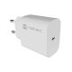 6. NATEC ŁADOWARKA SIECIOWA RIBERA 1X USB-C 20W BIAŁA