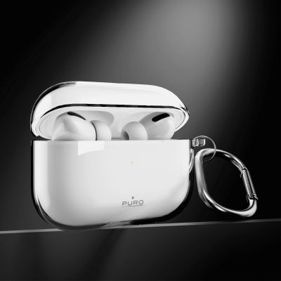5. Etui Puro 0.3 Nude na AirPods Pro 3 - przezroczyste