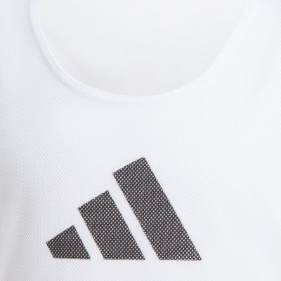 3. Znacznik dla dzieci adidas Training BIB 24 junior biały JF3246