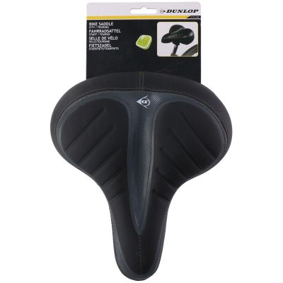 6. SIODŁO ROWEROWE TURYSTYCZNE MIEJSKIE NA SPRĘŻYNACH 20x25CM DUNLOP