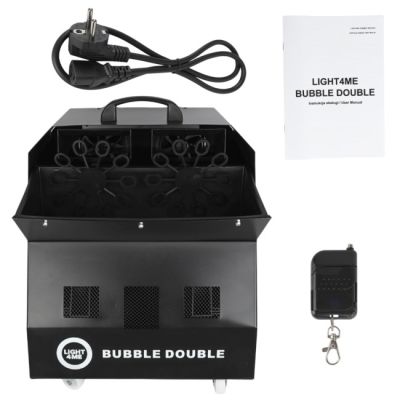 17. LIGHT4ME BUBBLE DOUBLE - Wytwornica baniek 300W, pilot bezprzewodowy