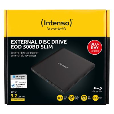 4. Intenso EOD 500BD Slim dysk optyczny Blu-Ray ROM Czarny