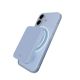 4. Etui silikonowe Puro Daylight kompatybilne z Magsafe na iPhone 17 - półprzezroczyste niebieskie