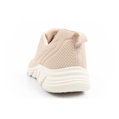 14. Skechers Bobs B Flex buty sportowe sneakersy damskie modne beżowe