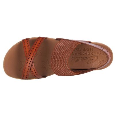 3. Skechers Beverlee - Boho Glow 119330-LUG Brązowe 40