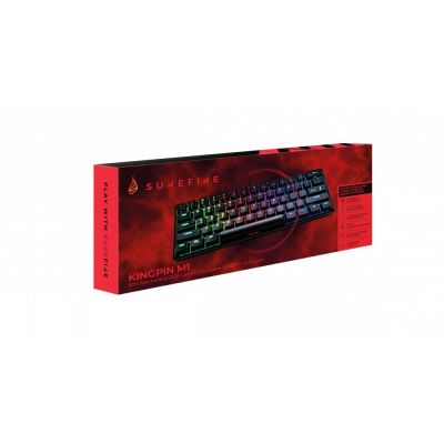 4. SureFire KingPin M1 klawiatura Gaming USB QWERTY US English Czarny