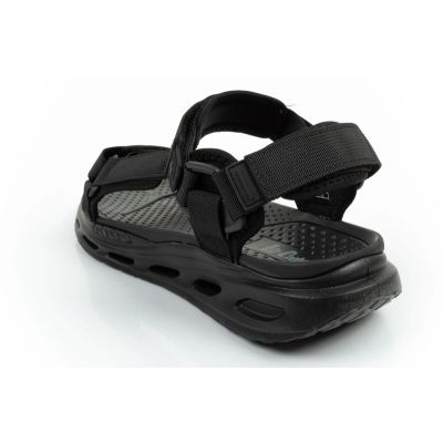 5. Lee Cooper buty męskie sandały na rzepy na lato czarne lekkie