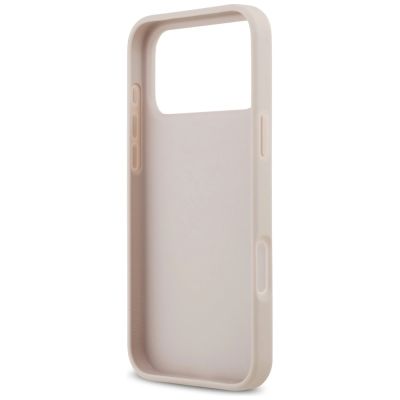 7. Etui Guess 4G nauble Card Triangle na iPhone 17 Pro Max - różowe