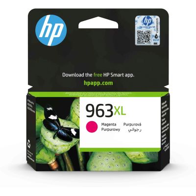 6. HP 963XL oryginalny wysokowydajny wkład atramentowy purpurowy