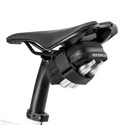 3. Rockbros torba rowerowa podsiodłowa czarna 0,35l