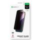 12. Szkło hartowane AMAZINGTHING Titan Privacy Glass prywatyzujące do iPhone 16 Plus