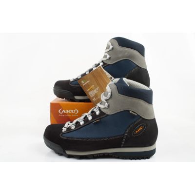 10. Aku Ultralight Gore-tex buty trekkingowe damskie za kostkę niebieskie