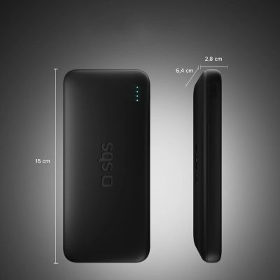8. Powerbank SBS Infinity 20000mAh 10W LiFePo₄ USB-A USB-C - czarny