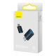 7. Adapter Baseus Ingenuity Series z USB-C do USB-A 10Gb/s - niebieski