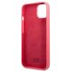 7. Etui Karl Lagerfeld Silicone Plaque na iPhone 13 - fuksjowy