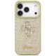 3. Etui Guess Fixed Glitter Big 4G na iPhone 17 Pro - złote