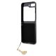 7. Etui Guess 4G Charms Collection na Samsung Galaxy Z Flip 5 - brązowe