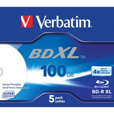 3. BD-R Verbatim 100GB 4x jewel case