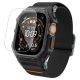 Pasek Spigen Lite Fit Pro + Szkło hartowane na wyświetlacz na Apple Watch Ultra 49 mm - czarny