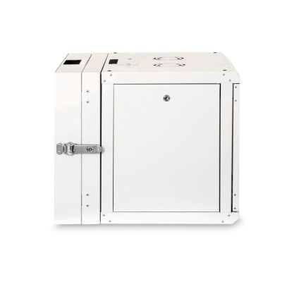 11. Digitus Szafa sieciowa wisząca Unique 19" 9U rack 600x600, drzwi szyba, szary, dzielona, złożona, 100kg