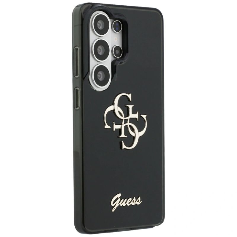 4. Etui Guess IML Big Metal 4G Script na Samsung Galaxy S26 Ultra - czarne