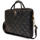 2. Torba Guess Quilted 4G na laptopa 16" - czarna