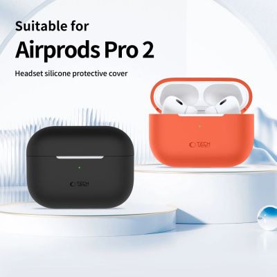 3. Etui Tech-Protect Silicone na Apple AirPods Pro 1 / 2 - różowe