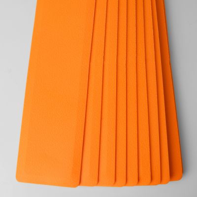 3. Płaskie znaczniki pola - pasy 51x6cm 10szt. jaskrawe pomarańczowe SMJ sport ZPP-O