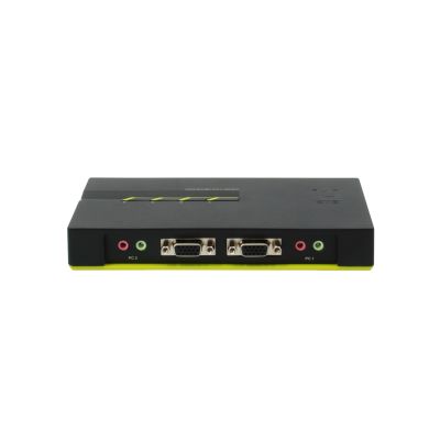 2. LevelOne KVM-0421 przełącznik KVM Czarny, Zielony