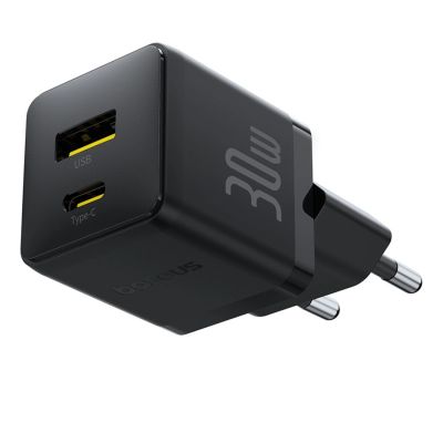 Ładowarka sieciowa Baseus Palm 30W USB-C USB-A - czarna