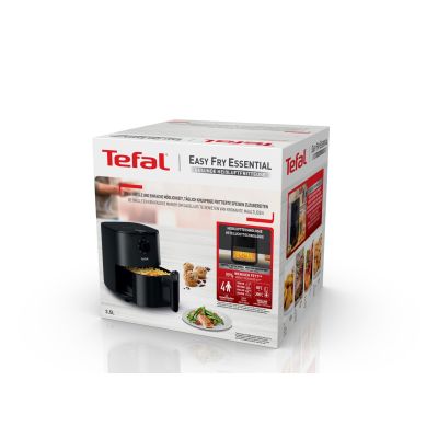 12. Tefal Easy Fry EY1308 Pojedyńczy 3,5 l Autonomiczny 1030 W Frytkownica na gorące powietrze Czarny