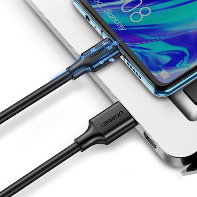 15. Kabel Ugreen US184 20883 USB-A 3.0 / USB-C 3A 1.5m - czarny