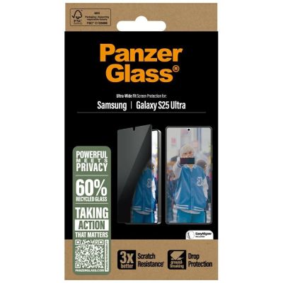 4. Szkło prywatyzujące PanzerGlass Ultra-Wide Fit do Samsung Galaxy S25 Ultra
