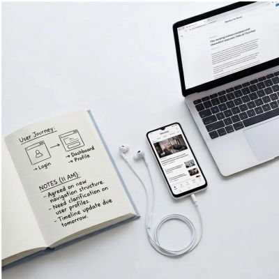 9. Słuchawki przewodowe Tech-Protect Ultraboost Core G3 Mini Jack - białe