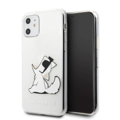 Etui Karl Lagerfeld Choupette Fun na iPhone 11 / Xr - przezroczyste